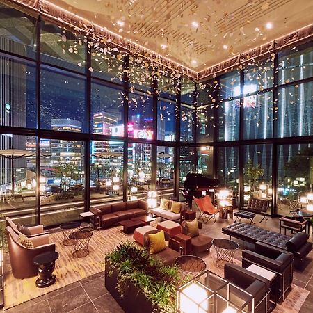 เดอะ เกท โฮเต็ล โตเกียว บาย ฮูลิค Hotel ภายนอก รูปภาพ The lounge at the 39th floor