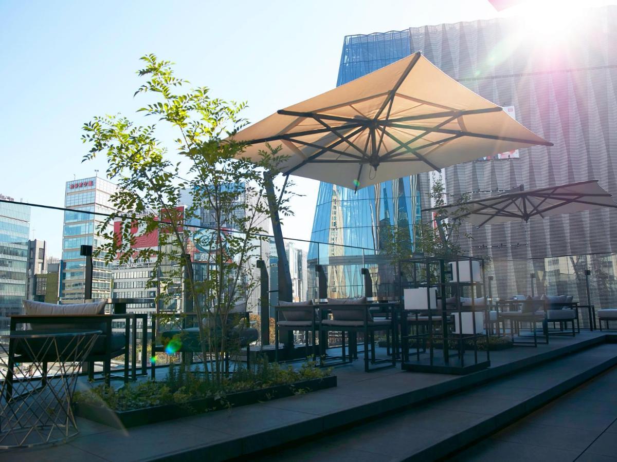 เดอะ เกท โฮเต็ล โตเกียว บาย ฮูลิค Hotel ภายนอก รูปภาพ The rooftop garden