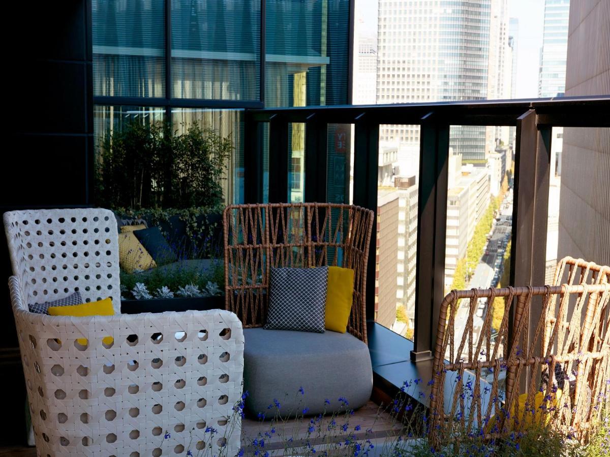 เดอะ เกท โฮเต็ล โตเกียว บาย ฮูลิค Hotel ภายนอก รูปภาพ A balcony in a residential building