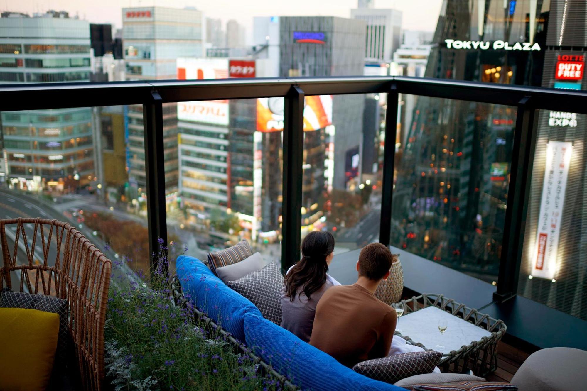 เดอะ เกท โฮเต็ล โตเกียว บาย ฮูลิค Hotel ภายนอก รูปภาพ View from the Sky Bar