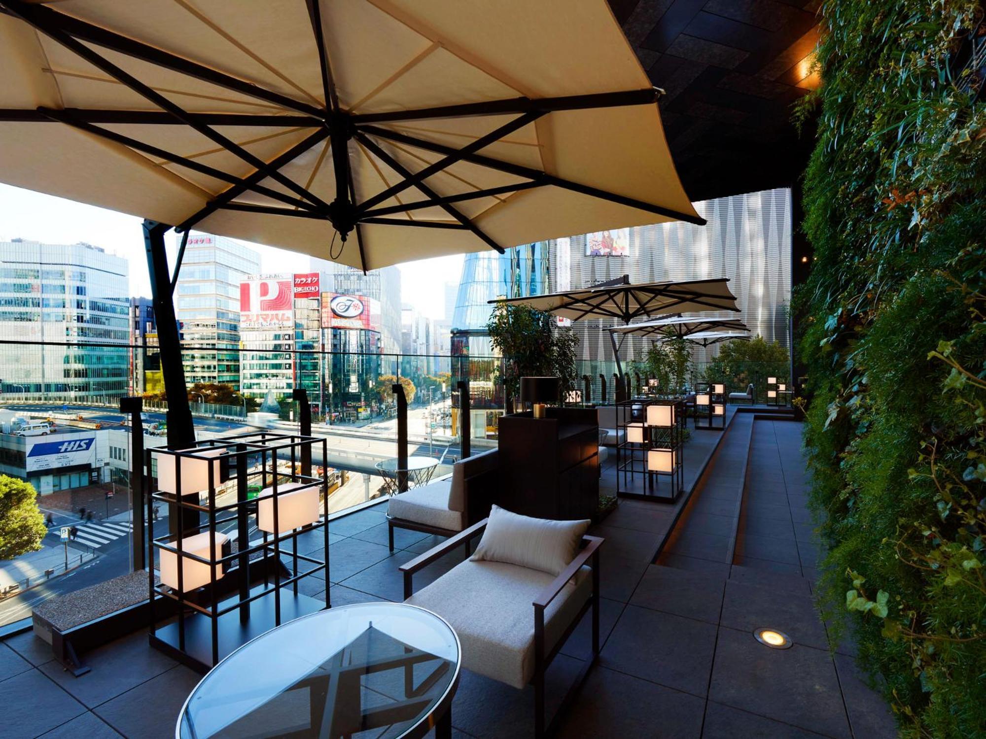 เดอะ เกท โฮเต็ล โตเกียว บาย ฮูลิค Hotel ภายนอก รูปภาพ The Terrace
